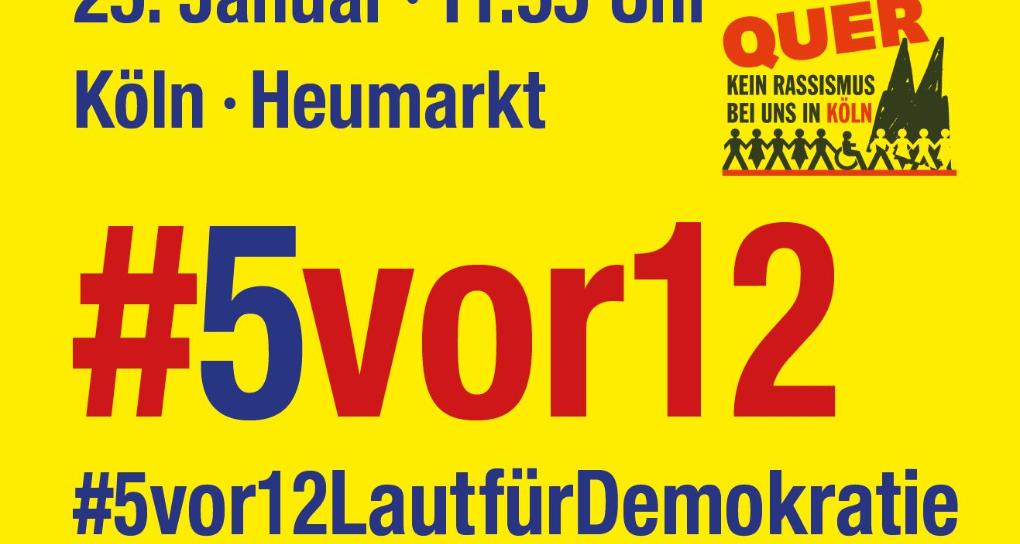 #5vor12 Laut für Demokratie