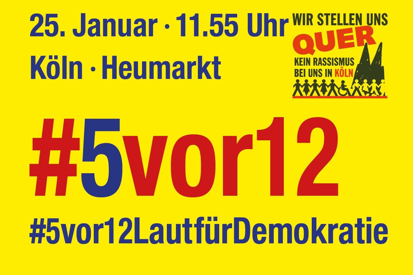 #5vor12 Laut für Demokratie