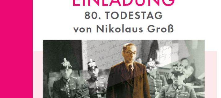 Zum 80. Todestag von Nikolaus Groß